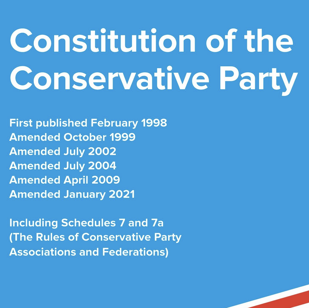 Conservative Party Constitution